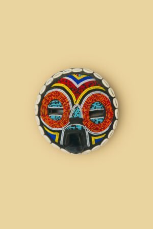 Beaded Round Mask (Small)