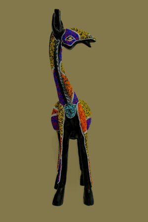 Beaded Giraffe Sculpture