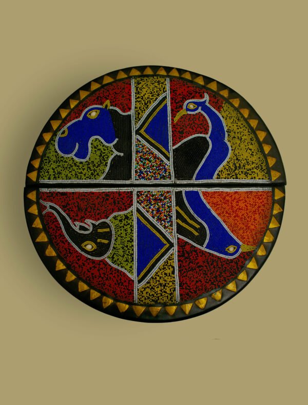 14 Beaded Foldable Table