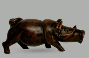 Bush Pig Sculpture